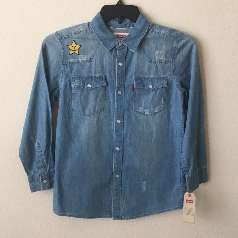 Girls Levi’s denim shirt